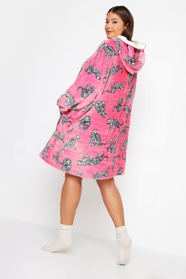 Pink oversized snuggle hoodie deals