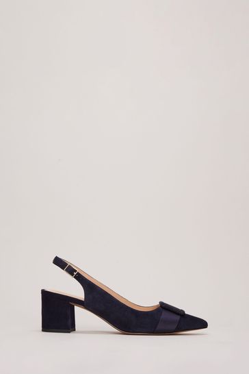 Blue slingback shop