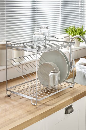 Buy Malvern 2 Tier Dish Drainer from the Laura Ashley online shop