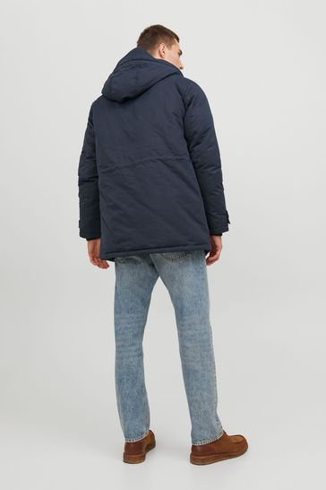 Mens lined parka top