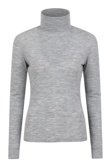 Mountain Warehouse Grey Womens Merino Thermal Top