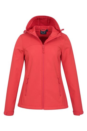 Buy Mountain Warehouse Red Womens Exodus Softshell Jacket from