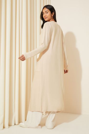 Buy Friends Like These Cream Cosy Long Sleeve Maxi Cardigan from Next Bahrain