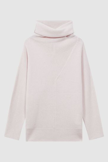 Buy Reiss Light Pink Eva Wool Blend Turtle Neck Jumper from Next