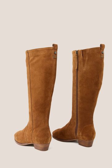 Buy White Stuff Wide Fit Suede Knee High Boots from Next Hungary