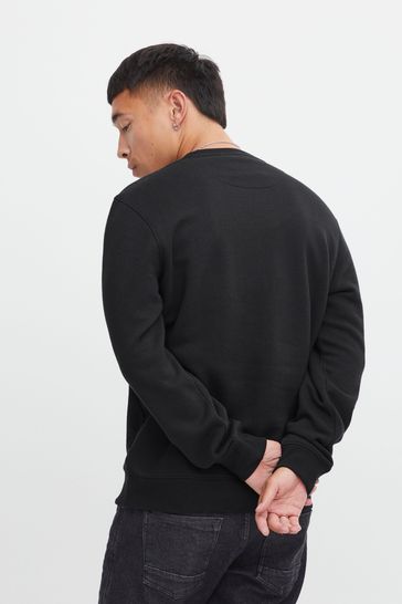 Buy Blend Black Frog Print Jersey Crew Neck Pullover Jumper from