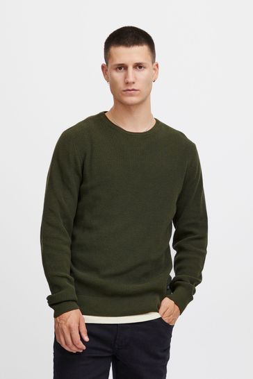 Blend Green Codford Lightweight Knitted Pullover Jumper