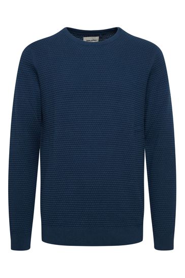 Blue pullover sweater clearance