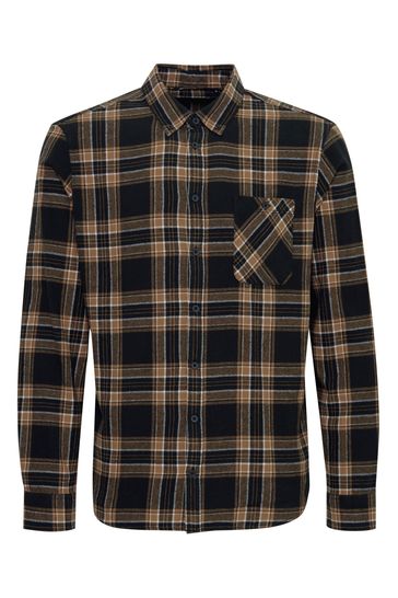Buy Blend Black Casual Check Long Sleeve Shirt from Next Singapore