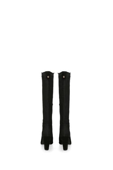 Carvela black hotsell suede boots