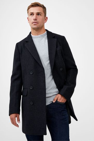 French Connection Lgt Mel Db Pea Coat