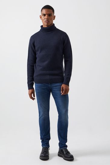 French connection blue sweater hot sale