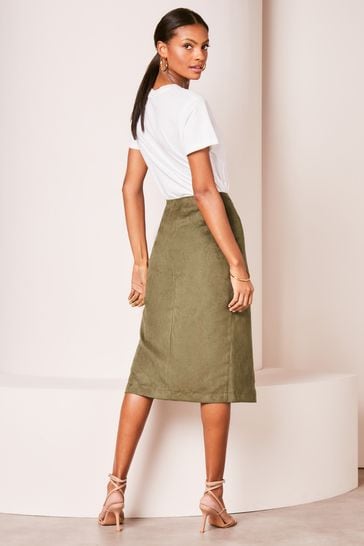 Green skirt next best sale
