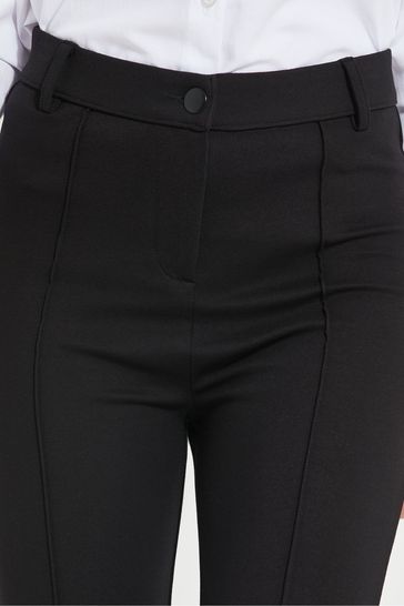Ladies stretch on sale black trousers