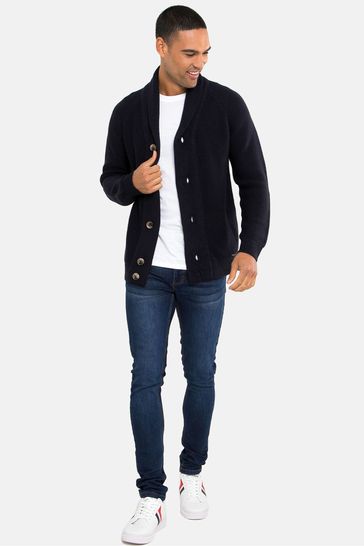 Buy Threadbare Navy Shawl Collar Cardigan from Next Ireland