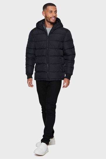 Threadbare hooded best sale puffer jacket