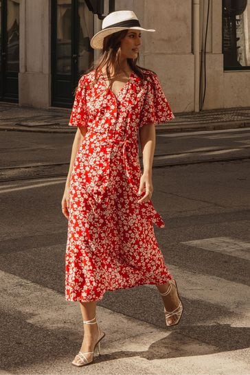 Orange button 2024 dress