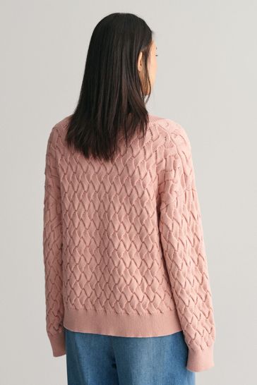 Gant cotton v neck jumper store