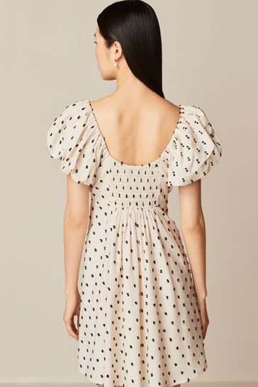 Next black polka dot dress best sale