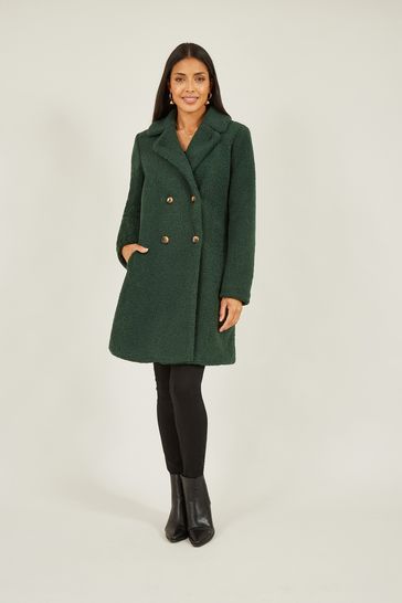 Green teddy bear coat outlet