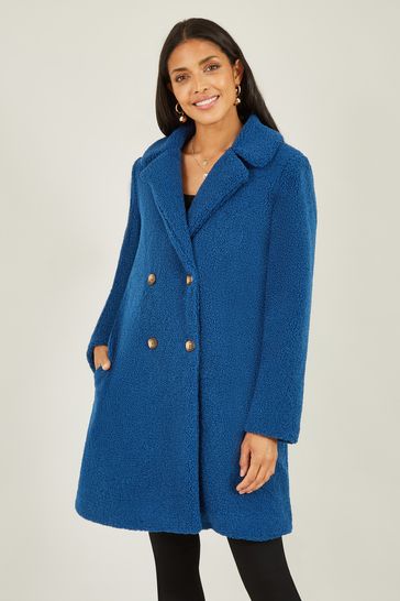 Next blue teddy coat on sale