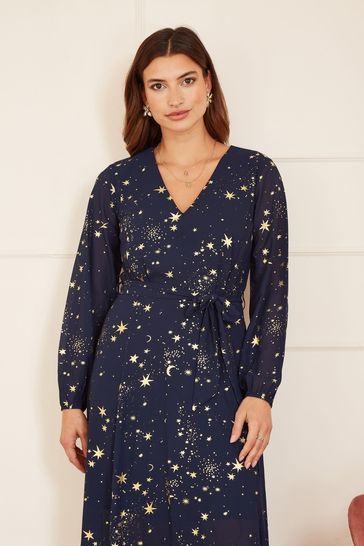 Blue shop star dress