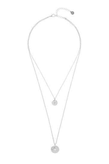 Buy Mint Velvet Silver Tone Layered Necklace from Next Romania