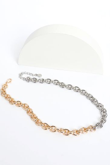 Metal shop chain necklace