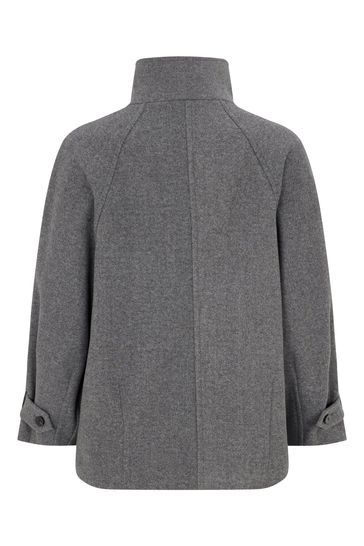 Mint funnel neck coat shop