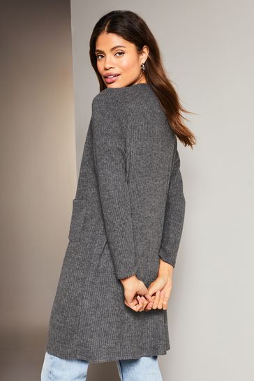 Next grey on sale cardigan coat