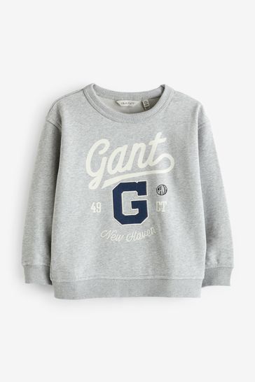 Gant logo hotsell crew sweatshirt