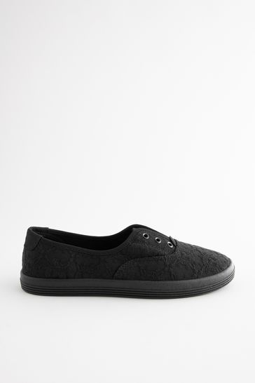 Laceless canvas shoes outlet