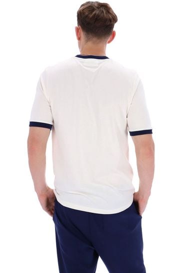 Cream top fila shirt