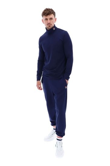 Fila Blue 19th Classic Roll Neck Sweat Top