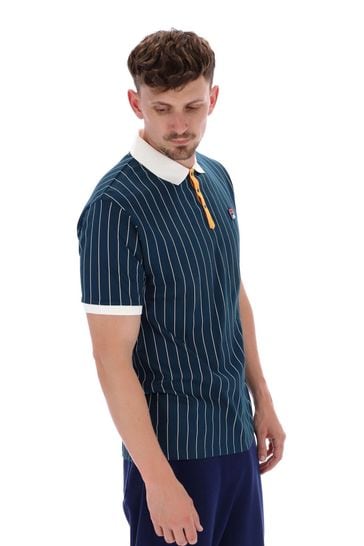Fila bb1 striped polo shirt discount