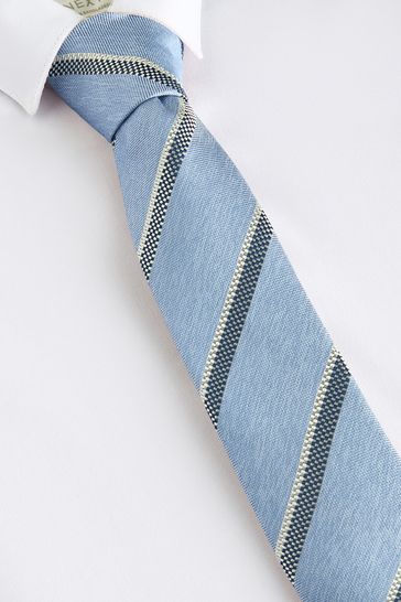 Blue Stripe Tie (1-16yrs)