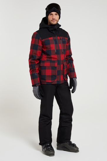 Plaid ski jacket best sale