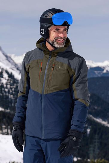 Mountain Warehouse Green Mens Anton Waterproof Ski Jacket