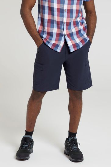Pantalones cortos de senderismo para hombre azules de Mountain Warehouse