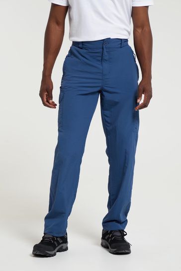 Mountain Warehouse Blue Mens Explore Thermal Trousers with UV Protection