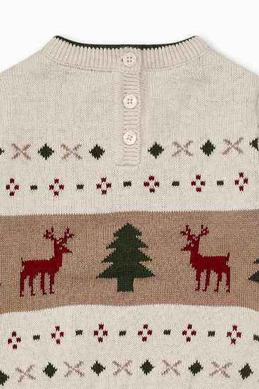 Cream xmas jumper shop