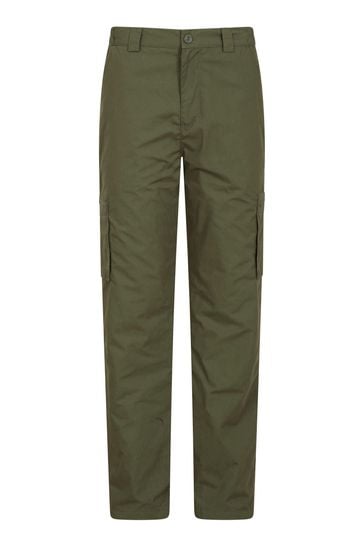 Mountain Warehouse Green Mens Winter Trek II Short Length Trousers