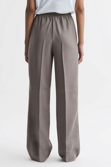 Drawstring straight leg pants store