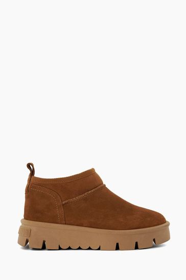 Fur lined low boots sale