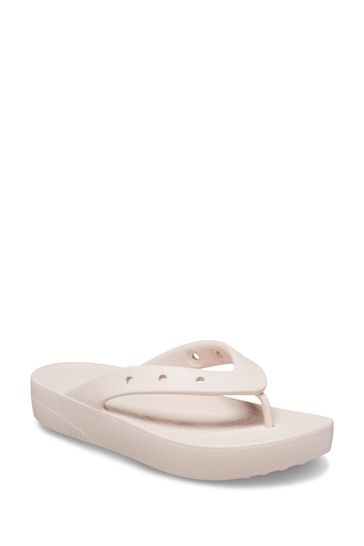 Crocs platform sales flip flops