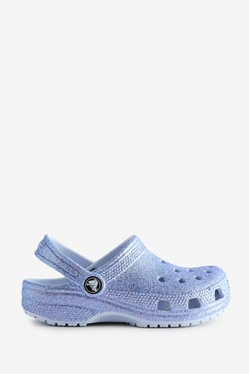 Crocs Kids Violet Purple	Classic Glitter Clogs