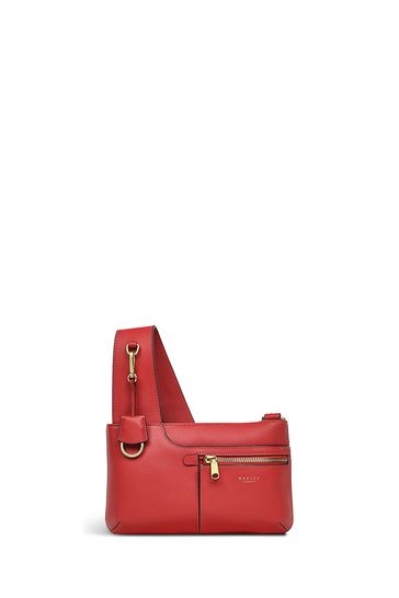 Buy Radley London Mini Red Pockets Icon Zip Top Cross Body Bag