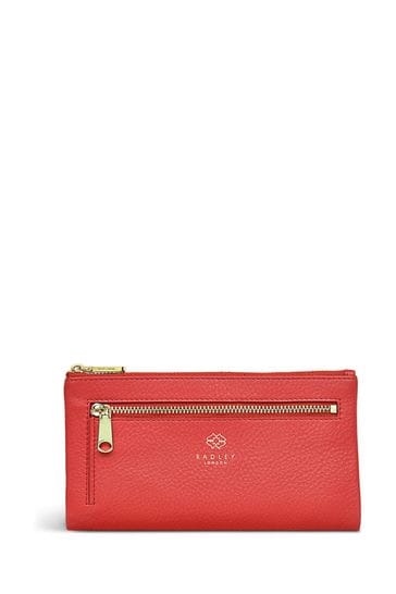 Radley London Large Red Larkswood 2.0 Bifold Matinee Purse