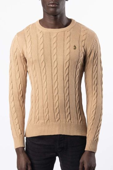 Buy Luke 1977 Aspen 100 Cotton Knitted Jumper from the Next UK online shop