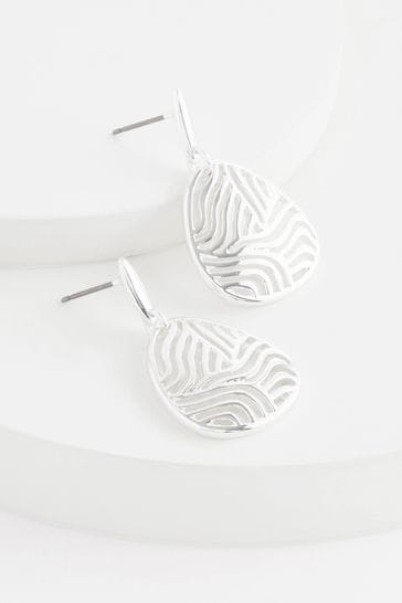 Next silver earrings outlet